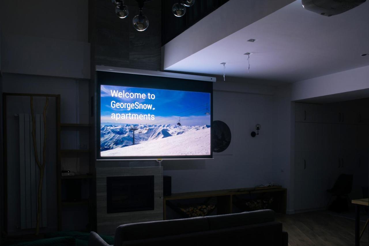 George Snow Apartments In New Gudauri - Fireplace, 50M To Gondola Lift Ngoại thất bức ảnh